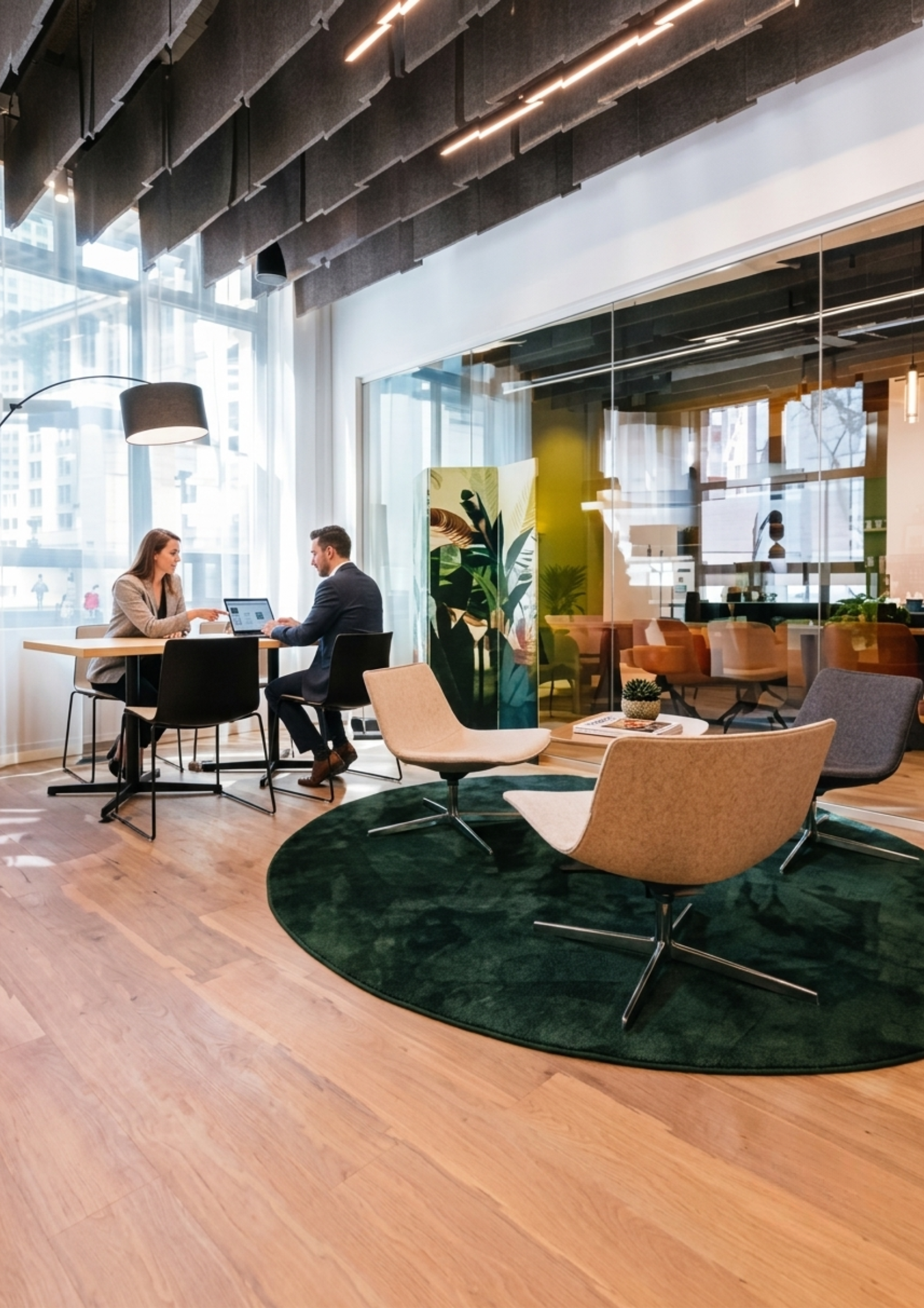 Espace de bureau commercial